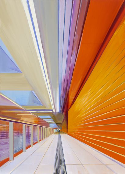 Crosspoint - a Paint Artowrk by Vineta Kaulača